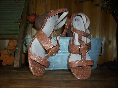 COMFORT LADIES WOMENS DRESS SANDALS SHOES SIZE 10M BROWN WEDGE HEEL FORMAL  NEW | eBay