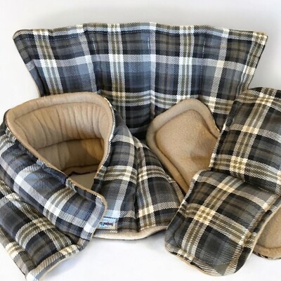 Comfort Gift Set, Rice Bag Flax Microwave Heat Pad Cold Packs Neck Back Feet