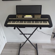 Yamaha Psr740 Psr-740 Electronic Keyboard & Manual & Stand & Cover
