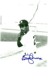 Elliott Maddox Autographed 8x10 Photo - Yankees