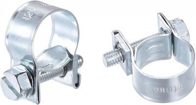 12 Stck. Beschaffungskarte 12-14 mm Mini Kraftstoff Einspritzschlauch Klemme verzinkt Stahl