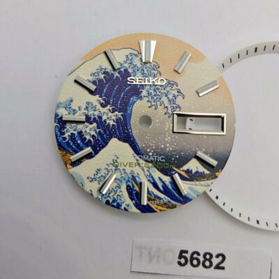 SEIKO GREAT WAVE KANAGAWA DIAL 7S26 0020 SKX007 MOD DIAL MINUTE