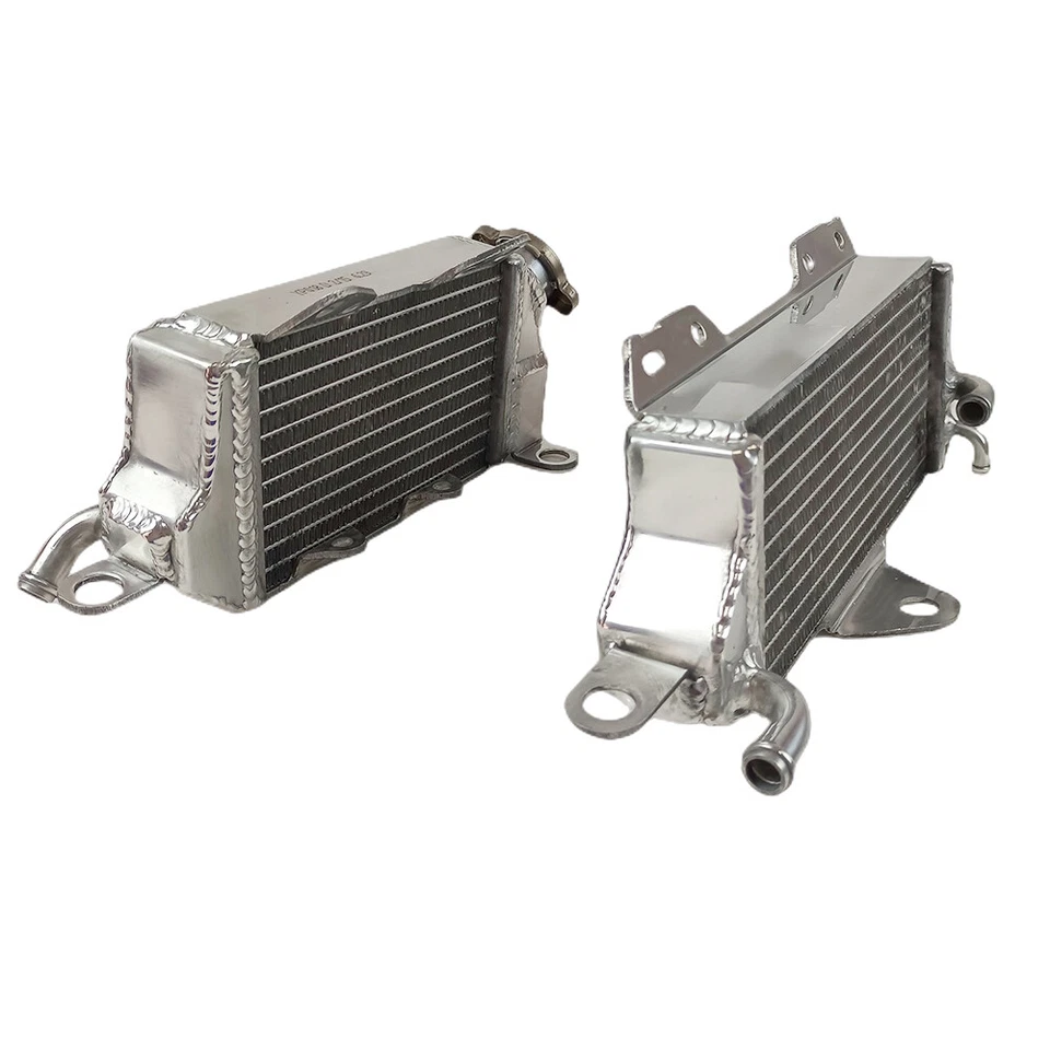 Radiador de refrigeración de aluminio para Kawasaki KX125 KX 125 KX-125 90 91 1990-1991 Foto 3 de 4