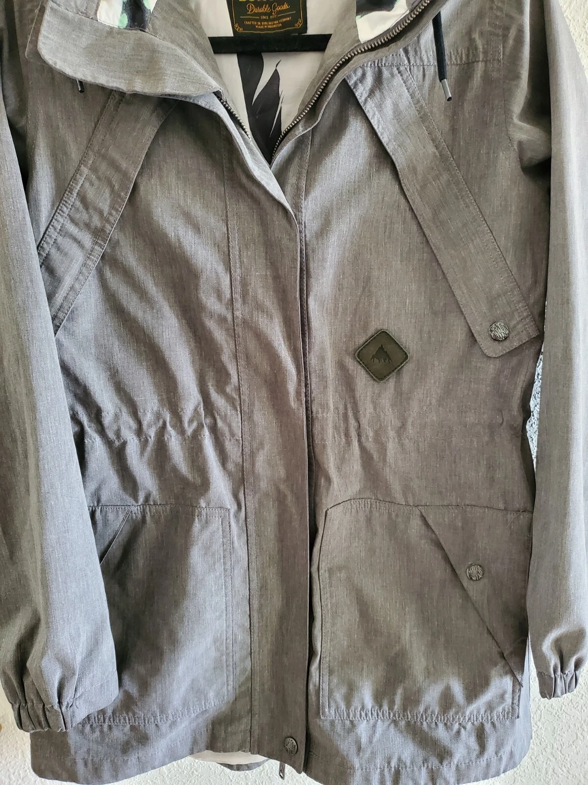 burton dryride mid length snow jacket