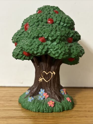 Hallmark 1995 Valentines Merry Miniature Tree With Heart QSM8007 - Zdjęcie 1 z 5