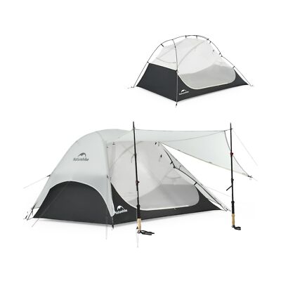 Naturehike UL Star River 2 Person Backpacking Tent, Double Layer Waterproof T...