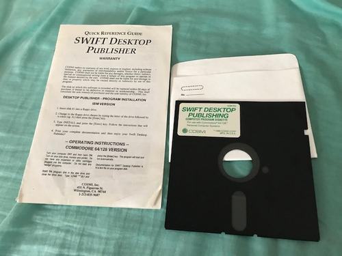 Swift Desktop Publishing Diskette for 64/128 Commadore - Picture 2 of 6