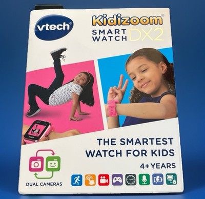 VTech KidiZoom DX2 Pink Games Camera Learning Time Children Smartwatch New