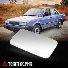 Fit 1987-1990 Nissan Sentra Front Left Side Flat Mirror Glass Lens Factory Style