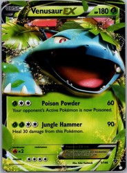 Venusaur EX 1/146 XY Base Set Holo Ultra Rare