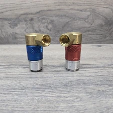 Imperial Swivel Tek USA Right Angle Brass Quick Coupler Refrigeration 25L 25H