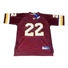 Reebok NFL Washington Redskins Carlos Rogers 22 Jersey Mens (L) Signed Autograph