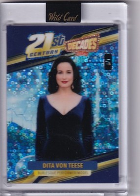 2026 Wildcard Decades 21st Century Dita Von Teese 1/1 Burlesque Performer Model