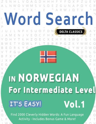 Best Activity Books | WORD SEARCH IN NORWEGIAN FOR INTERMEDIATE LEVEL - IT'S...