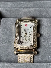 Michele Caber Park Ladies Watch MOP With Diamonds MW16B01B1025 With Box & Manual