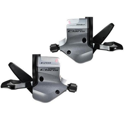 Shimano Claris SL-2400 2 x 8 Gang Flat Bar Rennrad STI Schalthebel Set SH-803-S18