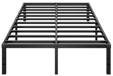Metal Platform Bed Frame 18 Inch Tall,No Box Spring Needed,Full Size Bed with He