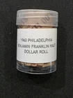 90% Silver! 1960 Franklin Half Dollar! Uncirculate👀 Bank Wrapped Roll of 20 -🥈