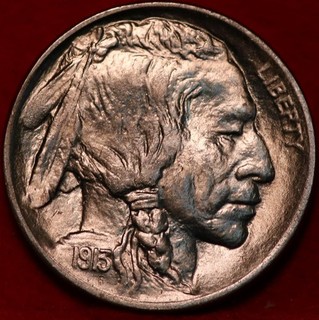 Uncirculated 1913 Type 1 Philadelphia Mint Buffalo Nickel