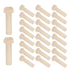 Picchetti per asse in legno diametro 7/32" Albero per ruote in legno lunghezza 1-1/16" 25 pezzi