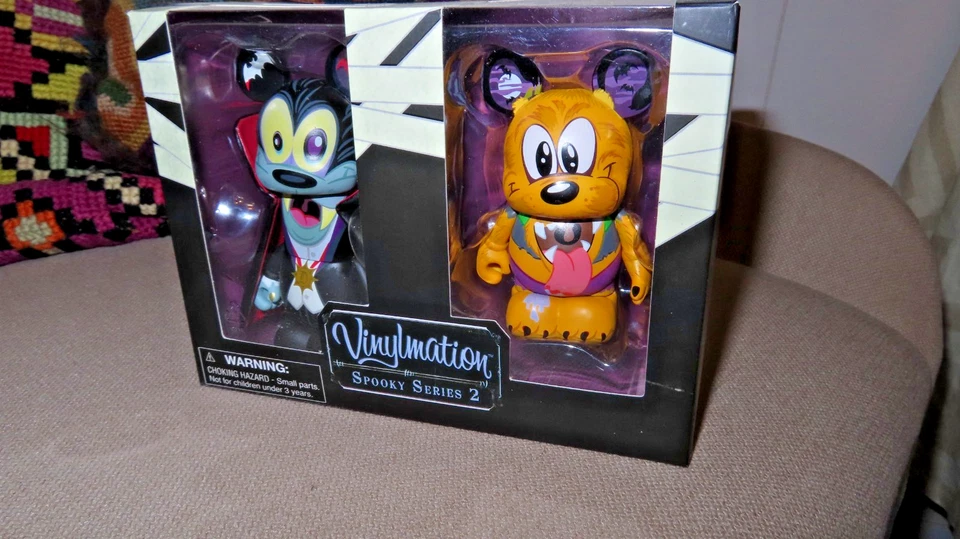 Juego Disney Edición Limitada Vinylmation Spooky 2 Serie 2 Goofy y Pluto Foto 3 de 4