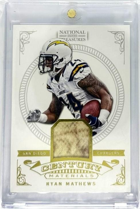 2012 National Treasures #36 Ryan Mathews GAME USED Century Material Prime 18/25