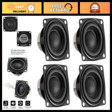 4pcs 2" 4Ohm 10W Full Range Audio Speakers, Stereo Woofer for Arduino Projects