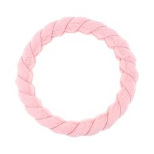 Twisted Fur Black Soft Steering Wheel Cover, Fluffy Car Steering Cover for Pink