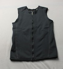 SharkSkin Men's Titanium 2 Chillproof Full Zip Vest NC3 Gray Medium NWT