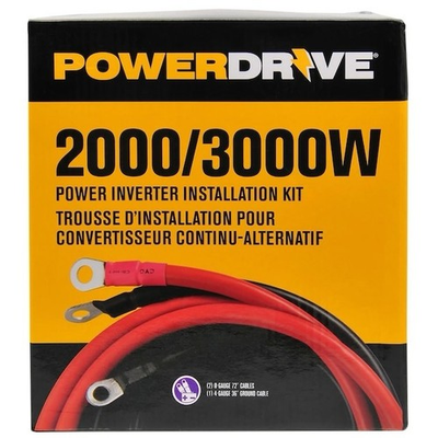 #ad Powerdrive 2000 amp; 3000W Power Inverter Installation Kit PDIKT2 $29.99