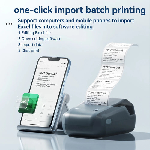 B1 Bluetooth Thermal Label Printer – Wireless Inkless Sticker & Tag Maker - Picture 5 of 39