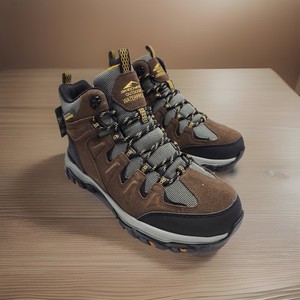 Skechers Men\'s Waterproof Hiking Boots Tan Black Lace Up‎ Size 13 Free Shipping! Skechers Men main image 4