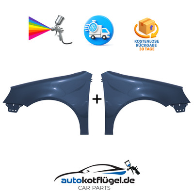 Kotflügel für VW GOLF 5 V LC5F Links + Rechts 03-09 Vorderseite Lackiert Neu