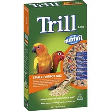 Small Parrot Mix 1.8kg Bird Seed Nutrivit Multivitamin Supplement Food