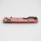 Benchmade 535 Custom Bugout Pink Grivory Handle CPM-S30V Blade Folding Knife — photo 6