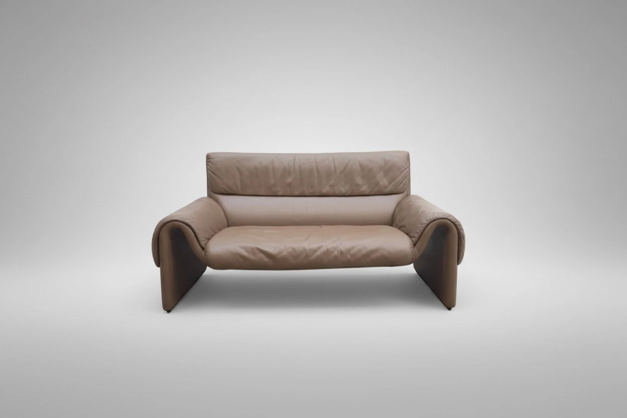 De Sede ds 2011 brown two seater designer sofa leather sofa couch desede