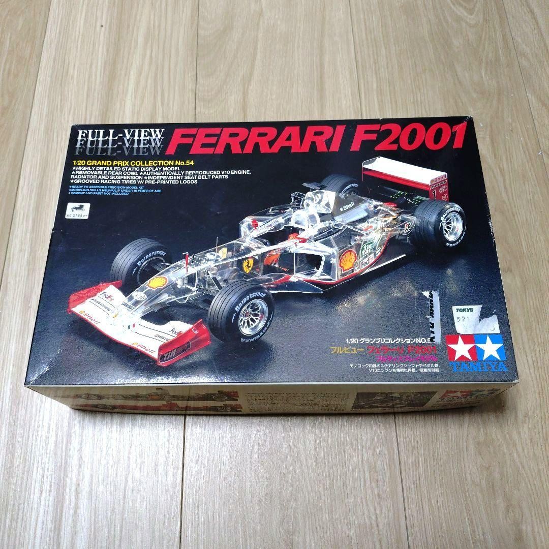 Tamiya 1/20 Full-View Ferrari F2001 Grand Prix Collection No.54