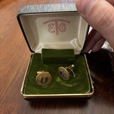 Vintage Mid Century Horse Shoe Cuff Links