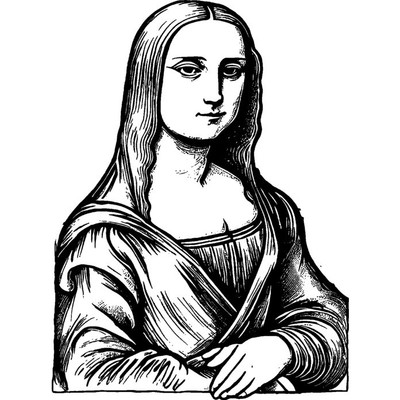 Stempel ''Mona Lisa'' unmontiert (RS048232)