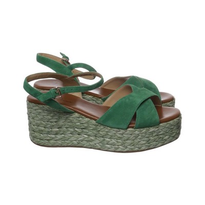Di'nuovo, Keilschuhe, Größe: 41, Grün, Leder, Damen, 7.5 #OVY