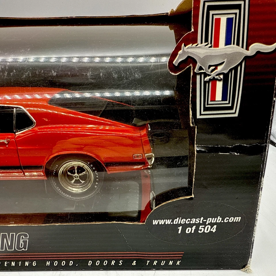 ERTL Highway 61 1970 Boss 302 Ford Mustang 1/18 1 Of 504 RARE - Image 4 of 4
