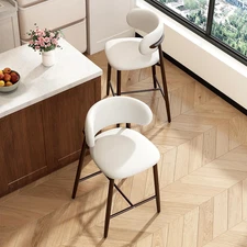 Counter Stool Set of 2 Counter Height Barstool Metal Kitchen Counter Height Bar 