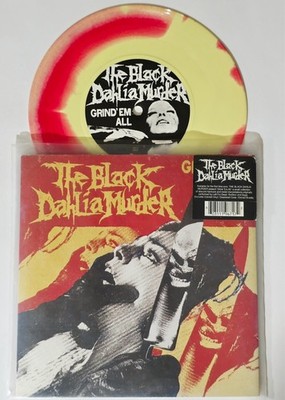 THE BLACK DAHLIA MURDER GRIND EM ALL 7'' 45 VINYL RECORD GRINDCORE DEATH METAL lp