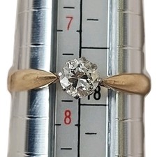 14 KARAT GELBGOLD SOLITÄR 1 CT ALTSCHLIFF DI...