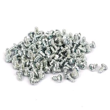 M3x6mm Zinc Plated Phillips Round Head Self Tapping Screws Fastener 100pcs