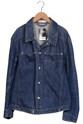 Levis Jacke Herren Anorak Jacket Kurzmantel Gr. M Baumwolle Blau #awxwuxn