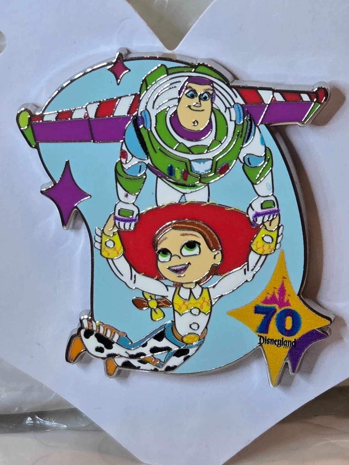 2025 DLR - Buzz and Jessie - Disneyland 70th Anniversary Set - Mystery Pin