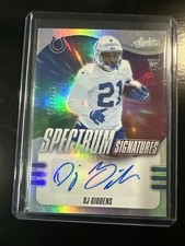 DJ Giddens 2025 Absolute Spectrum Signatures /199 #SPS-DGS Indianapolis Colts RC