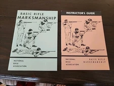 Vintage NRA 1956 & 1960 Basic Rifle Marksmanship Booklet Nos Set of 2 USA