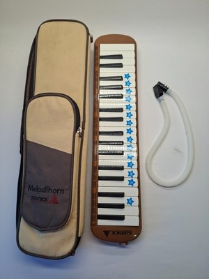 Vintage Samick MELODIHORN Keyboard Musik Komplett Koffer Selten